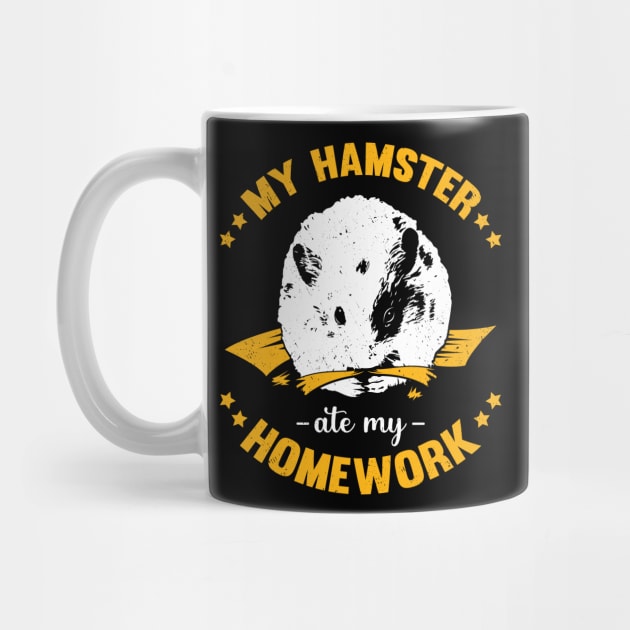 My Hamster Ate My Homework School Student Gift by Dolde08